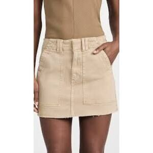 Pistola Denim Cargo Skirt in Tan Size 26